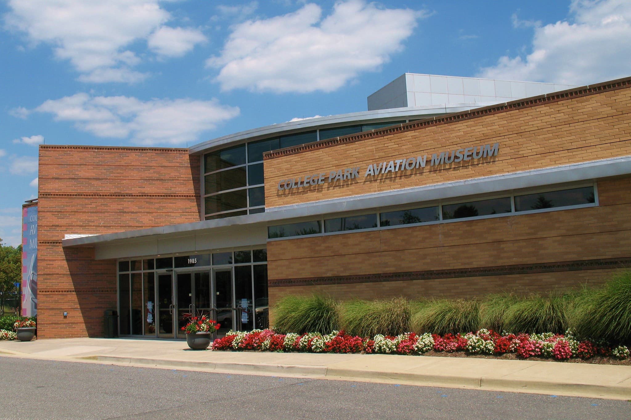 Exterior of the College Park Aviation Museum